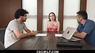 Stepson and husband take turns banging stepmom whenever they crave - cncmilf