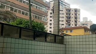 He Kept Rubbing His Hard Cock on Me in the Pool