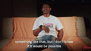 Chatting with cute Brazilian Carlao Villar in jeans