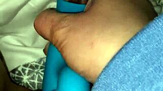 Milf uses dolphin vibrator to fuck her wet pussy to orgasm