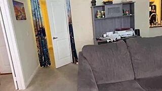 redhead stepsister scarlet skies stuck in dryer gets tight pussy drilled by steve rickz