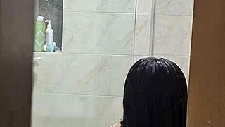 man, i caught my hot rommie changing and showering