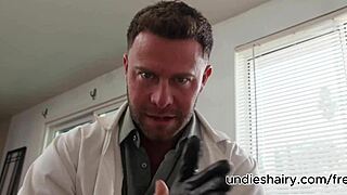 I'm overwhelmed watching this big tit blonde get her hairy bush pounded.