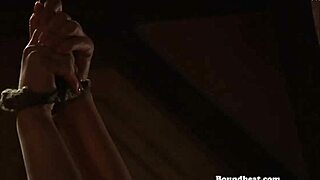 Naughty Slave Getting Whipped and Fucked with Dildo 😈
