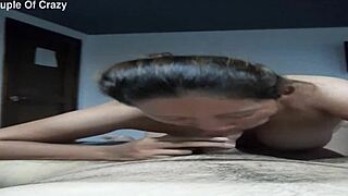 Hot Venezuelan Wife Gives Extreme Blowjob with Massage to Andy Z 94.