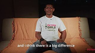 Chatting with cute Brazilian Carlao Villar in jeans