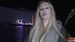 german scout picks marie cherie for rough casting fuck