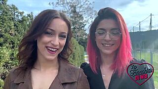 Man, Jade and Leila got pounded by two hung dudes at this wild French teen party, so crazyy