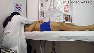 Big cock rises right in front of the Brazilian nurse for wild banging