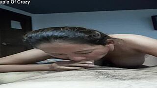 Hot Venezuelan Wife Gives Extreme Blowjob with Massage to Andy Z 94.