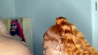 Craving every drop from that big black cock in nut compilation