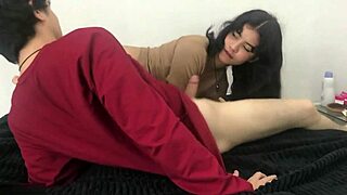 Hey, my Latina stepsister with small tits loves swallowing cum after a wild ride!