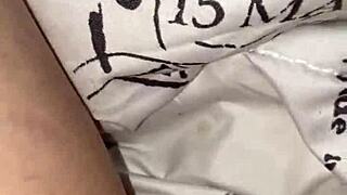 Milf uses dolphin vibrator to fuck her wet pussy to orgasm