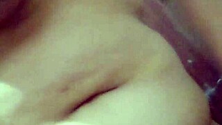 This brunette Latina pornstar is taking a bath and showing her wet pussy.