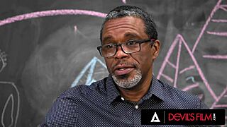 beautiful teen angeline red gets a strict lesson from old teacher