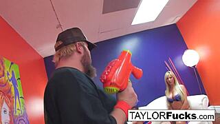 sexy girls playing with bubbles and fucking