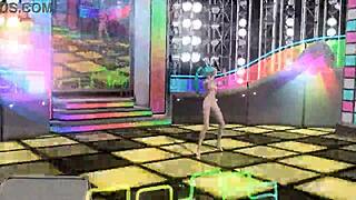 hatsune miku in nude bunny costume?