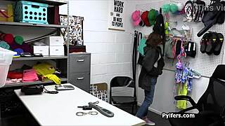 She says, 'Watch me ride the mall cop's dick after stealing!'