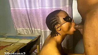 Horny Ebony Babe Wants Action Before Home