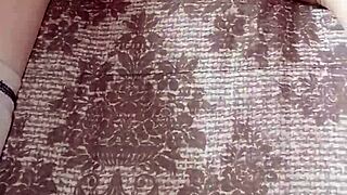 Wow, Gretala Rubs Thong on Bare Feet!