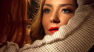 Submissive big boobs lesbian slave getting whipped by dominant madame 😈