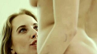 Curious how busty teen Millie Morgan gets strap-on doggy by Carolina Sweets?