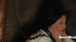 Hey, watch this gagged lesbian slave get whipped hard by her dominant madame!