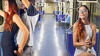 Unbelievable! Pervert cums on passenger’s chest in public bus, total outdoor hardcore madness!