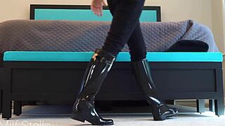 The boot slut e01 my hunter boot sluts mega cum load for free