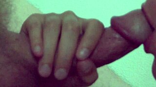 haze delivers a wet, sexy close-up cock sucking in slow motion, teasing every detail.