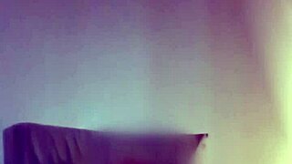 Random video in bed with saggy tits and hairy pussy