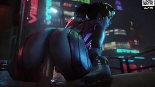 Widowmaker compilation with epic action and wild moves