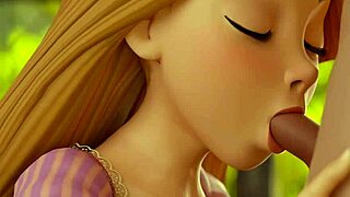 Rapunzel's First Time Adventure in Animated Story