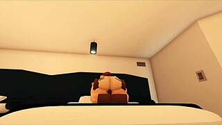 slut gets blacked roblox with deepthroat and big cock sucking