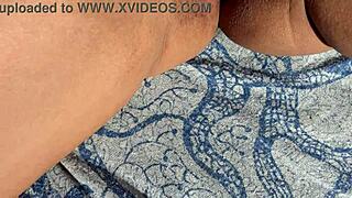 Hairy Amateur Milf Allows Perverted Man to Cum on Her Pussy at French Beach