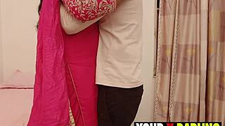 Punjabhie was fucking by her stepson in winter with a strapon