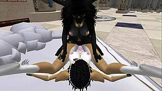 lady bastet of egypt commands her servent girl for pleasure. wanna see how she takes control?