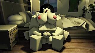 Watch This Babe Riding Toy Cocks In Fishnets!