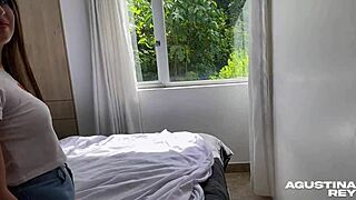 young latina with fat ass craves my cock inside and cum on huge tits