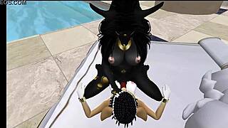 lady bastet of egypt commands her servent girl for pleasure. wanna see how she takes control?