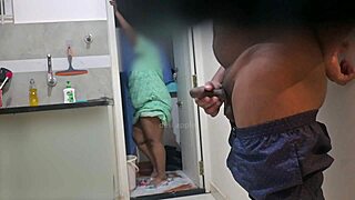 hidden cam catches me flashing dick to maid sushmitha.