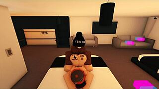 slut gets blacked roblox with deepthroat and big cock sucking