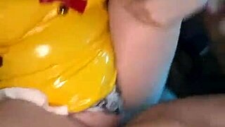 pikachu's first time fucking in a cosplay costume 😏
