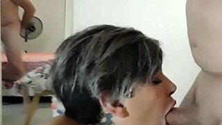 Continuous fucking with deep penetration in dilated ass