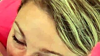 Him and her get wild with a deepthroat session at home