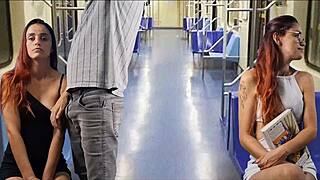 Unbelievable! Pervert cums on passenger’s chest in public bus, total outdoor hardcore madness!