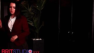 A student in uniform eagerly sucks cock at the gloryhole, swallowing every cumshot