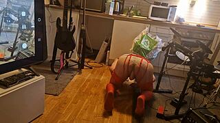 Honeys welcome Daddy's monstery cock into their kitchen