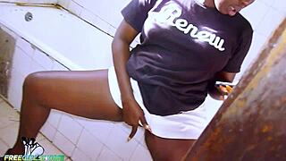 step bro catches step sis masturbating in bathroom