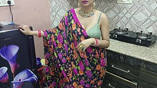 Desi Indian bhabhi cheats in kitchen with brother-in-law